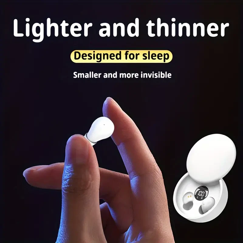 Auriculares inalámbricos Ultra Mini TWS: comodidad intraaural compacta con sonido envolvente y estuche de carga portátil.