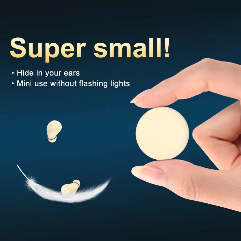 Auriculares inalámbricos Ultra Mini TWS: comodidad intraaural compacta con sonido envolvente y estuche de carga portátil.