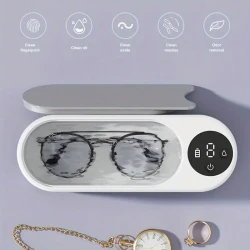 Limpiador de joyas inalámbrico portátil - Recargable por USB, limpieza de 360 grados de alta eficiencia