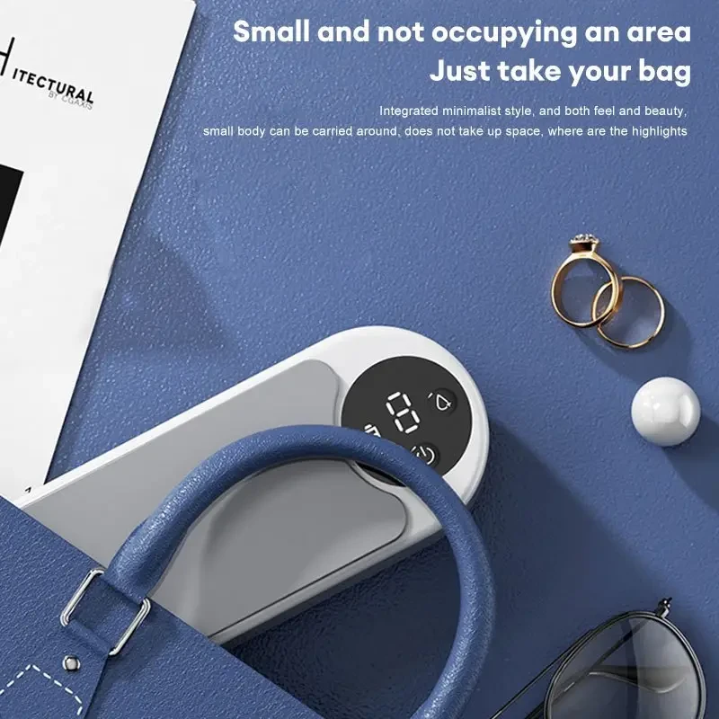 Limpiador de joyas inalámbrico portátil - Recargable por USB, limpieza de 360 grados de alta eficiencia