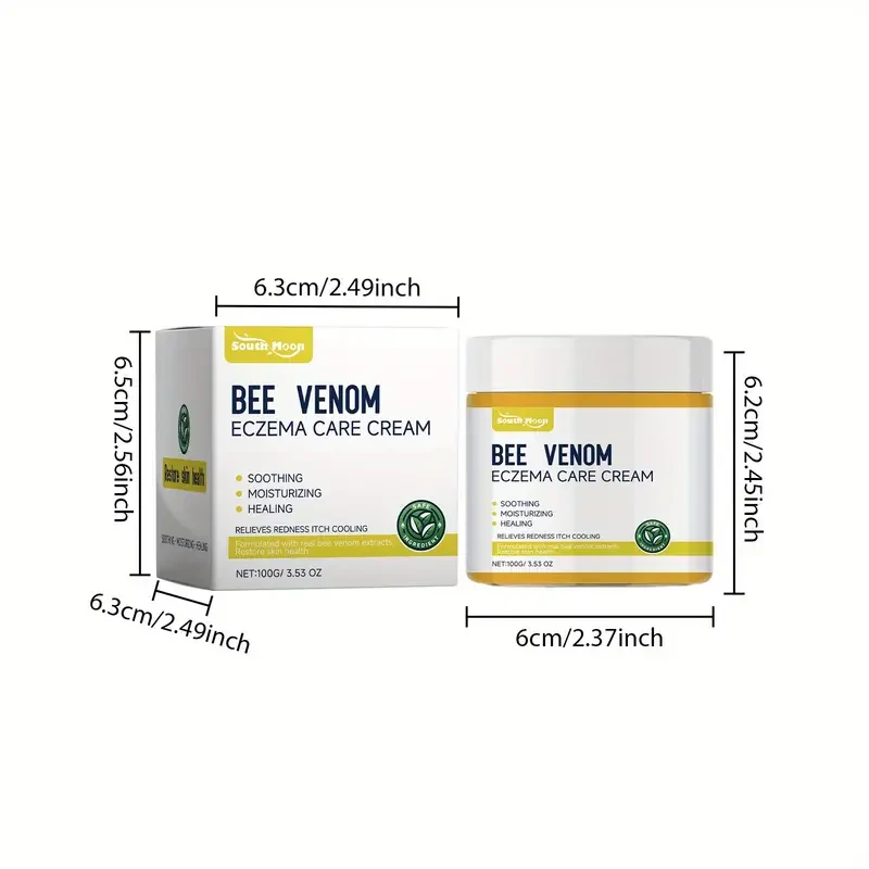 Crema para el eczema con veneno de abeja: alivio calmante e hidratante para todo tipo de piel