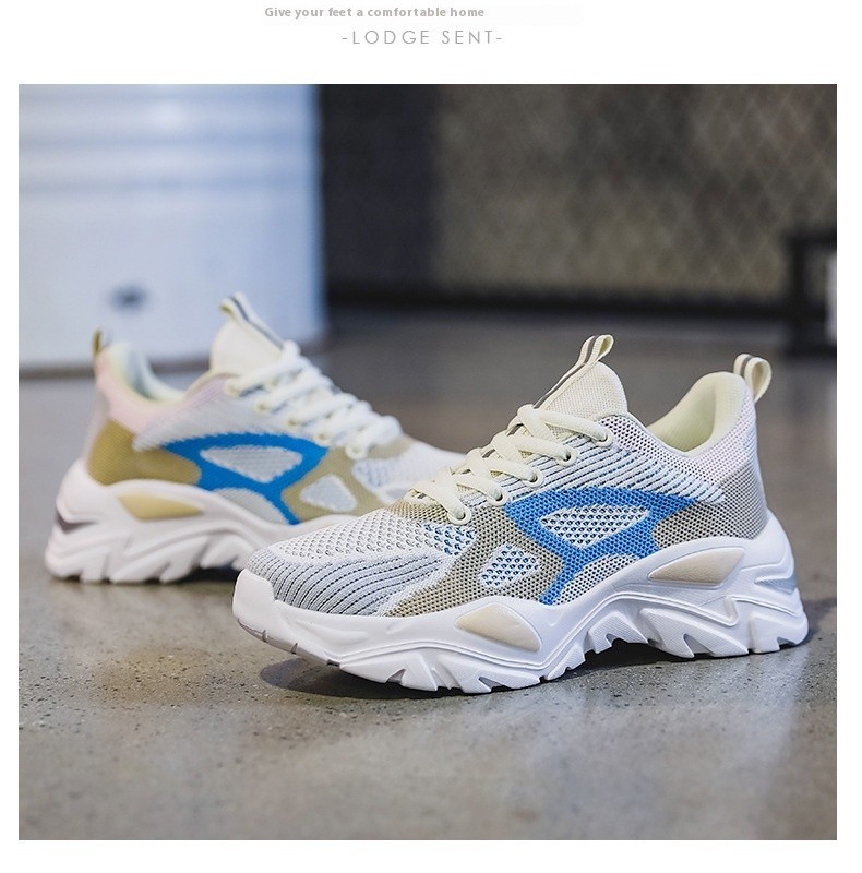 Zapatos deportivos casuales con plataforma transpirable