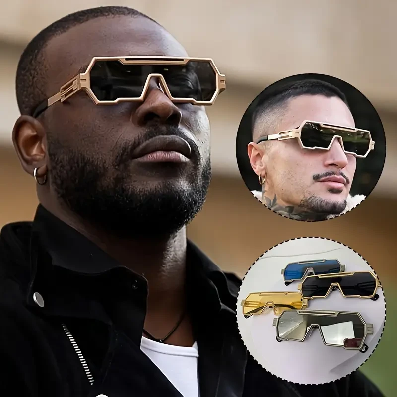 Gafas de una pieza estilo retro punk geniales