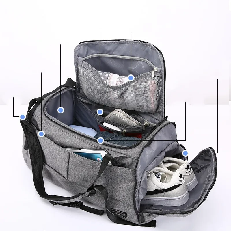 Bolsa de viaje de negocios multifuncional para hombre
