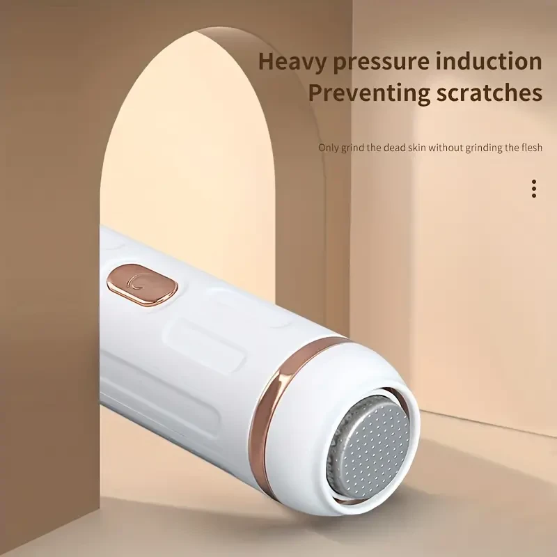 Removedor de callos eléctrico para pies: herramienta de pedicura recargable para unos pies suaves y suaves