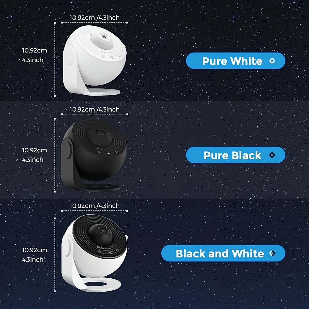 Proyector de estrellas con 13 películas, luz LED nocturna creativa con cielo estrellado, proyector dinámico de galaxias de sobremesa para interiores, control táctil, alimentación por USB, no impermeable, para decoración del hogar.