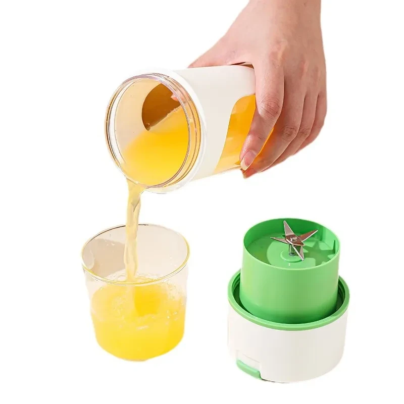 Exprimidor eléctrico de cocina con carga USB, inalámbrico, para zumos, frutas y naranjas.