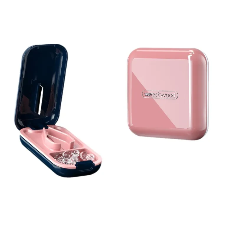 Mini caja profesional para cortar medicamentos