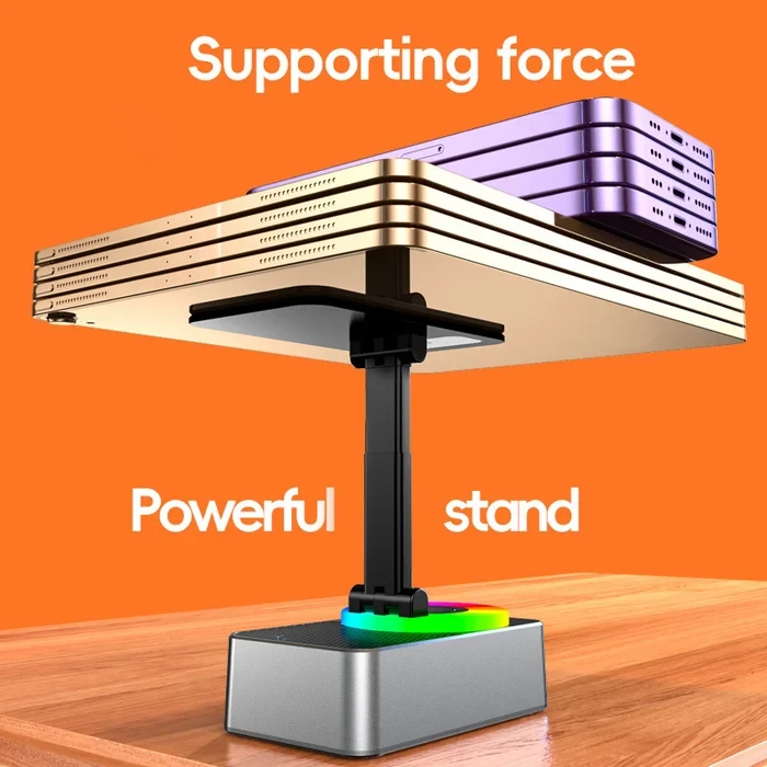 Soporte para banco de energía con audio Bluetooth