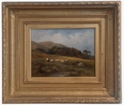1879 Traditional English Country Painting: A Journey into the Past