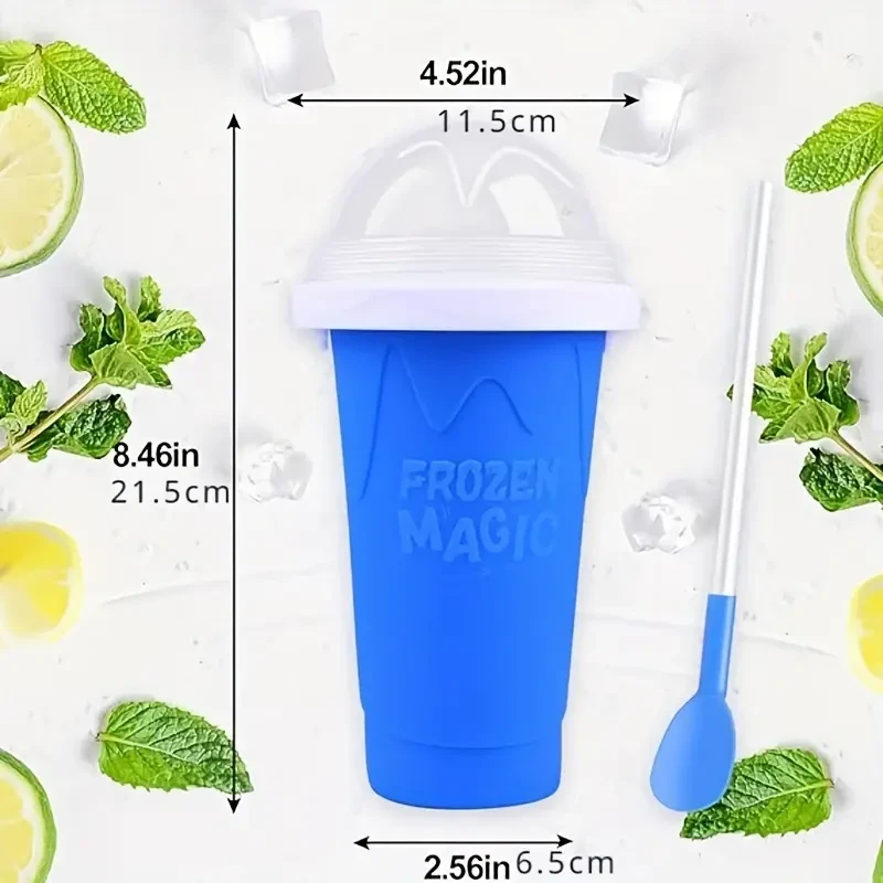 Vaso exprimidor para batidos y helados caseros - Vaso mágico portátil para helados