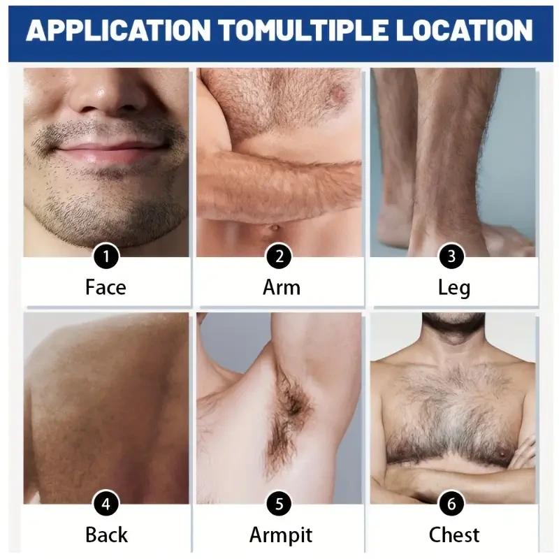 Crema depilatoria SwiftEase para hombres: suave y rápida para cuerpo y rostro