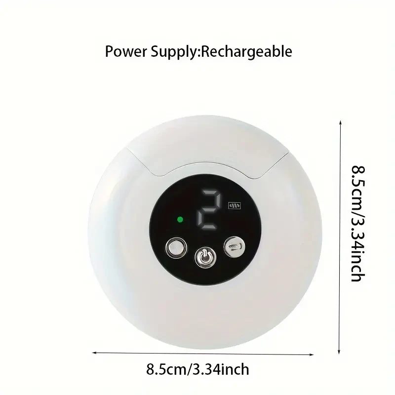 Cortauñas y pulidor con luz LED - Batería de iones de litio para uso doméstico