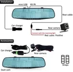 Grabadora de conducción de coche con vídeo Full HD de 1080P