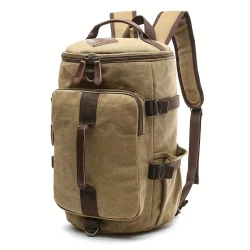 Mochila de lona para viajes al aire libre, mochila escolar para estudiantes de gran capacidad para exteriores