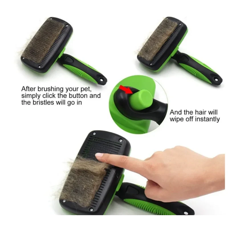 CEPILLO AUTOLIMPIANTE PARA MASCOTAS