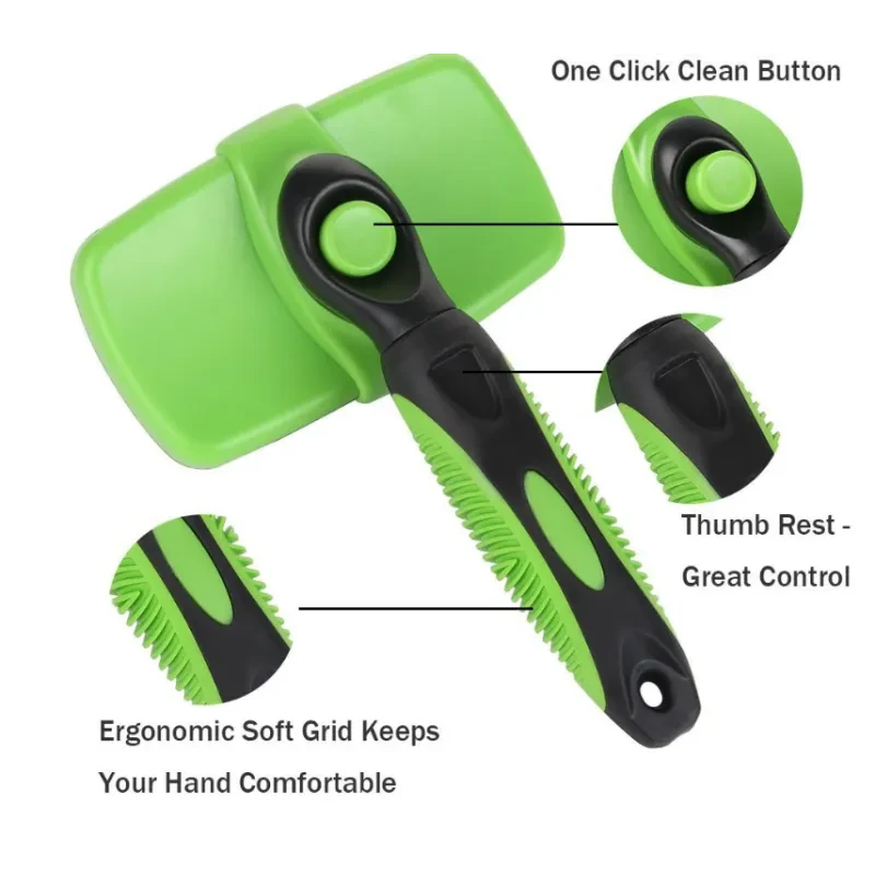 CEPILLO AUTOLIMPIANTE PARA MASCOTAS