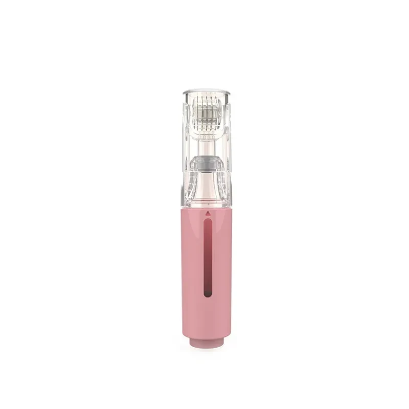 Rodillo 3 en 1 para el cuidado de los labios, rodillo de agujas, rodillo para el crecimiento de la barba, rodillo para el crecimiento del vello facial, tratamiento y suero para barba.