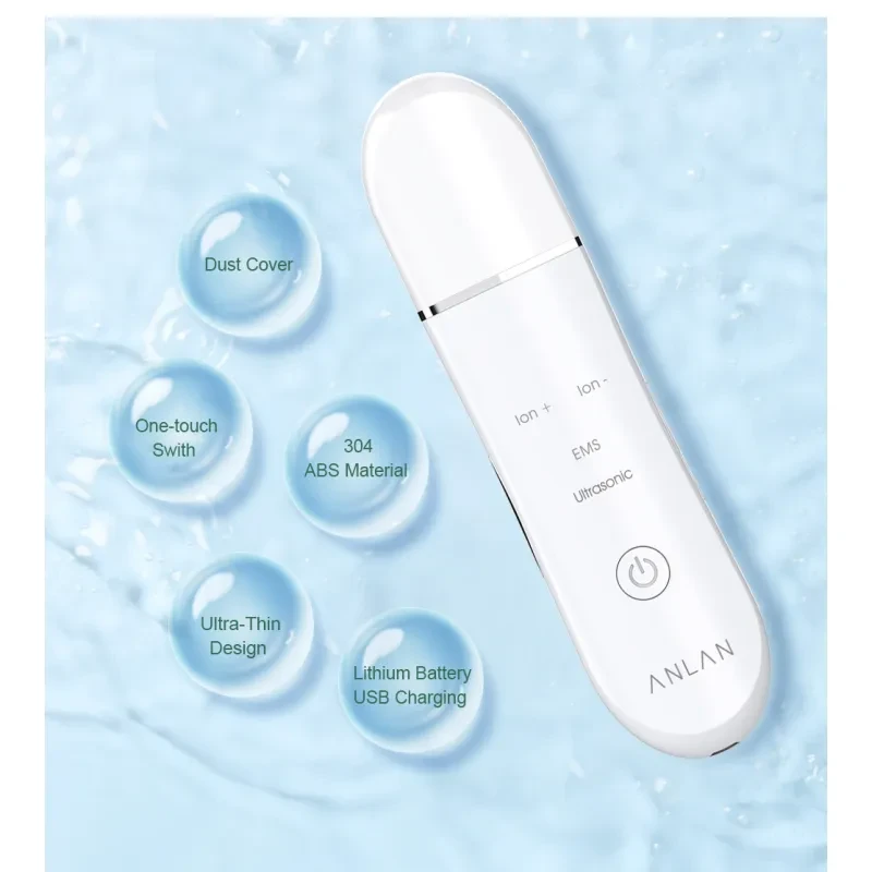 Máquina de limpieza facial profunda con depurador ultrasónico