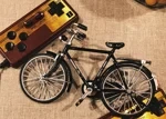 Adorno de bicicleta vintage a escala 1:10, regalo para hacer uno mismo