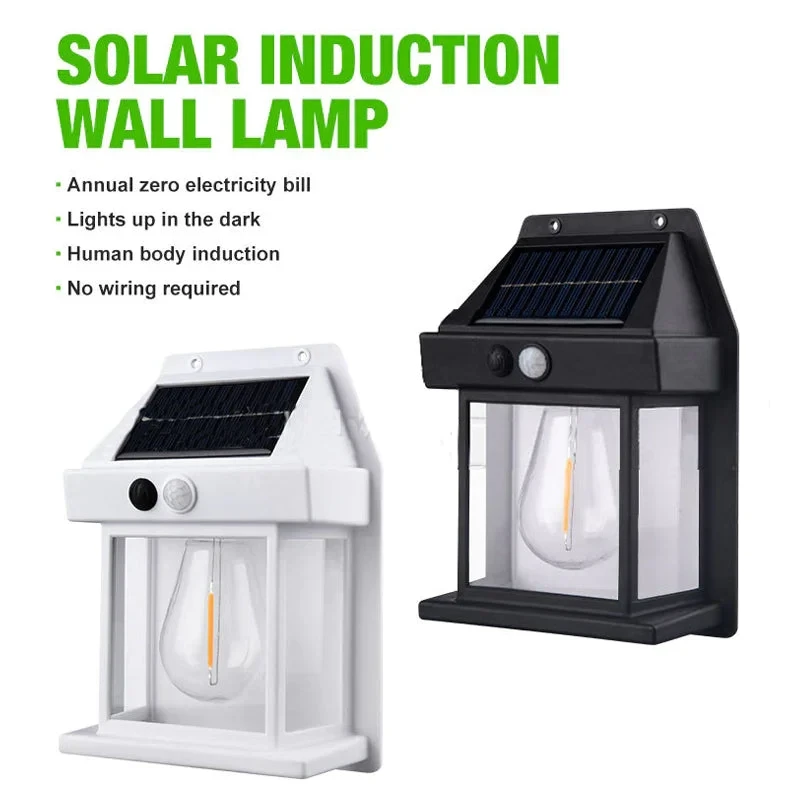 Lámpara de pared solar de tungsteno