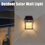 Lámpara de pared solar de tungsteno
