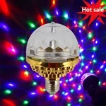 Bola de luz mágica giratoria de colores