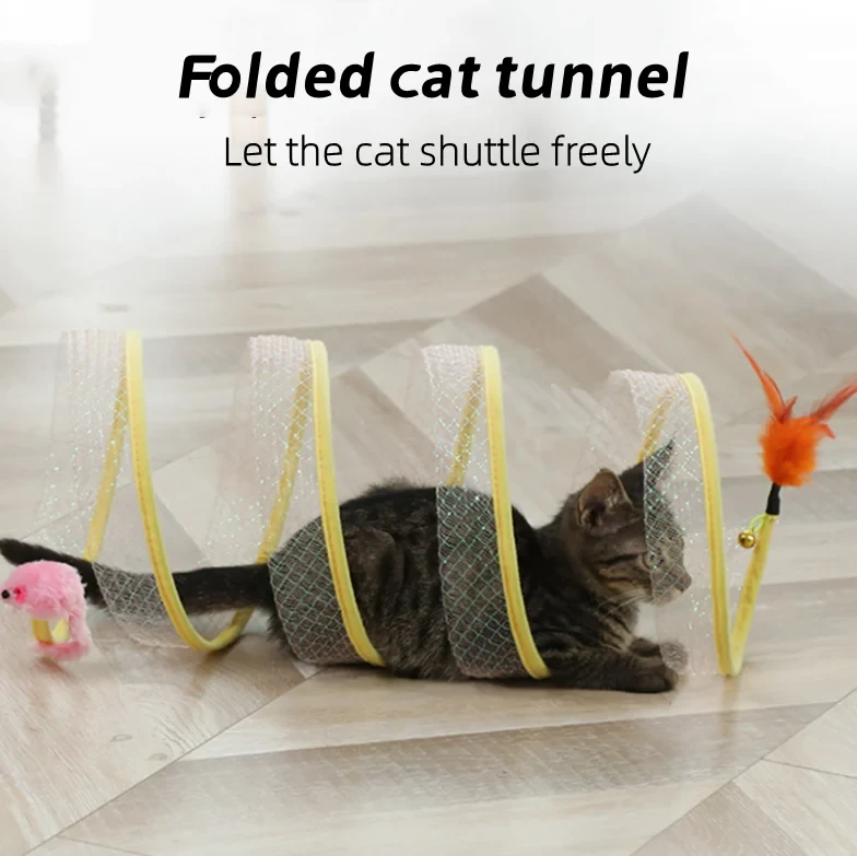 Túnel plegable para gatos
