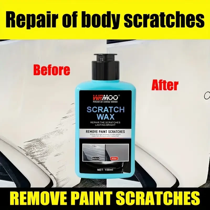 Kit de reparación de cera para rayones: restaura y protege la pintura del auto contra rayones y remolinos