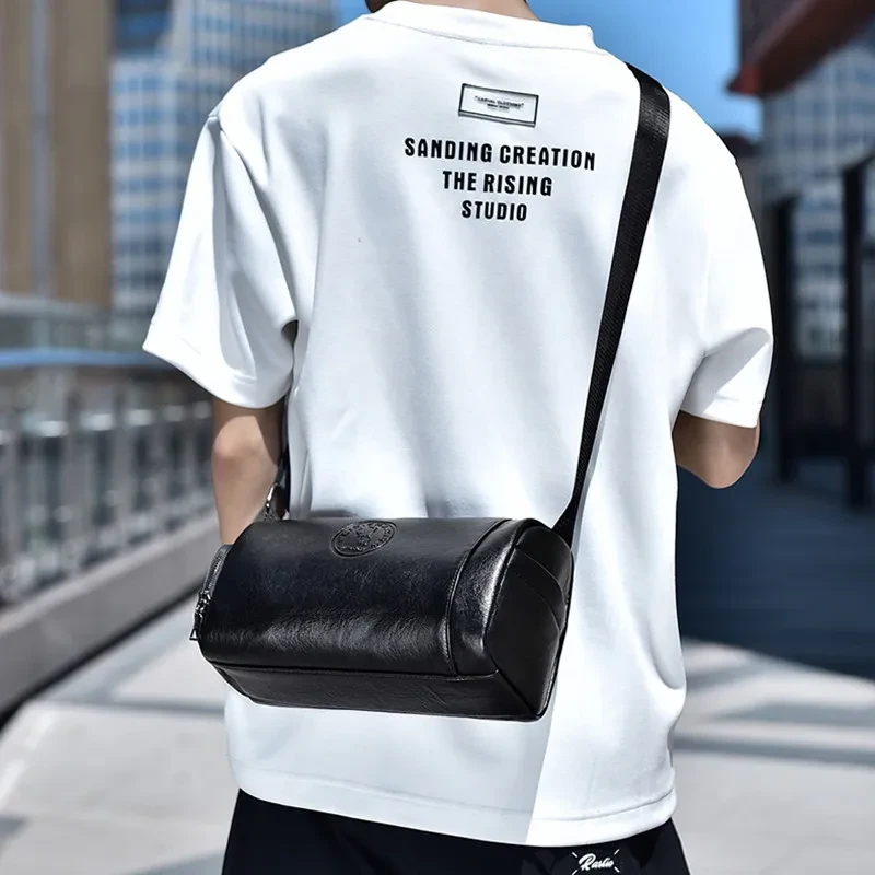 Bolso bandolera impermeable de gran capacidad para hombre, moderno