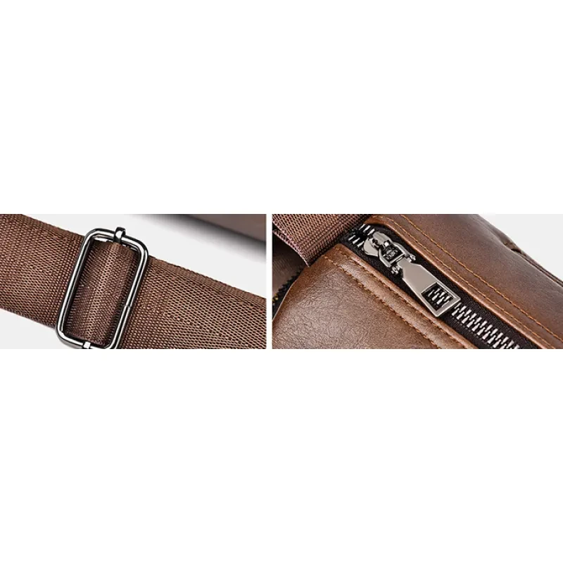 Bolso bandolera impermeable de gran capacidad para hombre, moderno