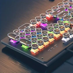 Teclado para juegos YinDiao Pro: diseño ergonómico de 104 teclas