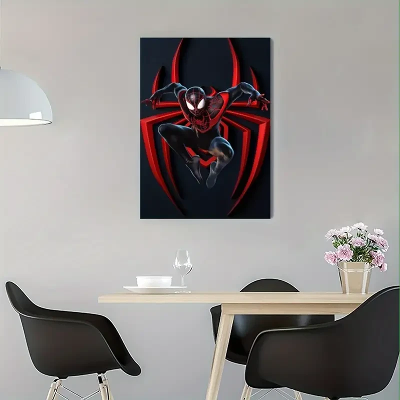 Lienzo con licencia de Spider-Man de UME: decoración de pared enmarcada, lista para colgar