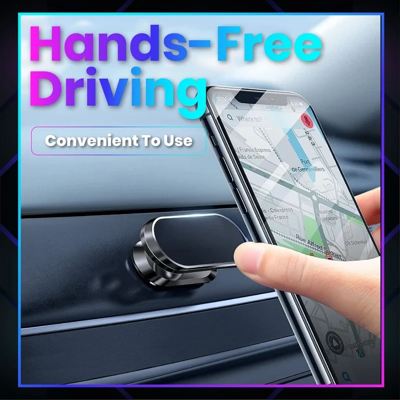Soporte flexible para teléfono de coche ultra magnético