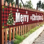 Bandera navideña para exteriores