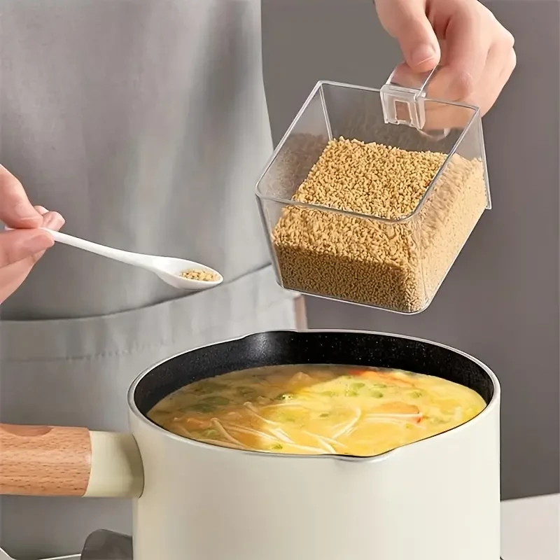 Caja de condimentos de pared: organizador de especias de 5 compartimentos para una cocina ordenada