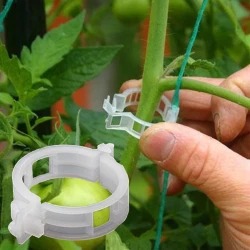 Clips de soporte para plantas (100 piezas)