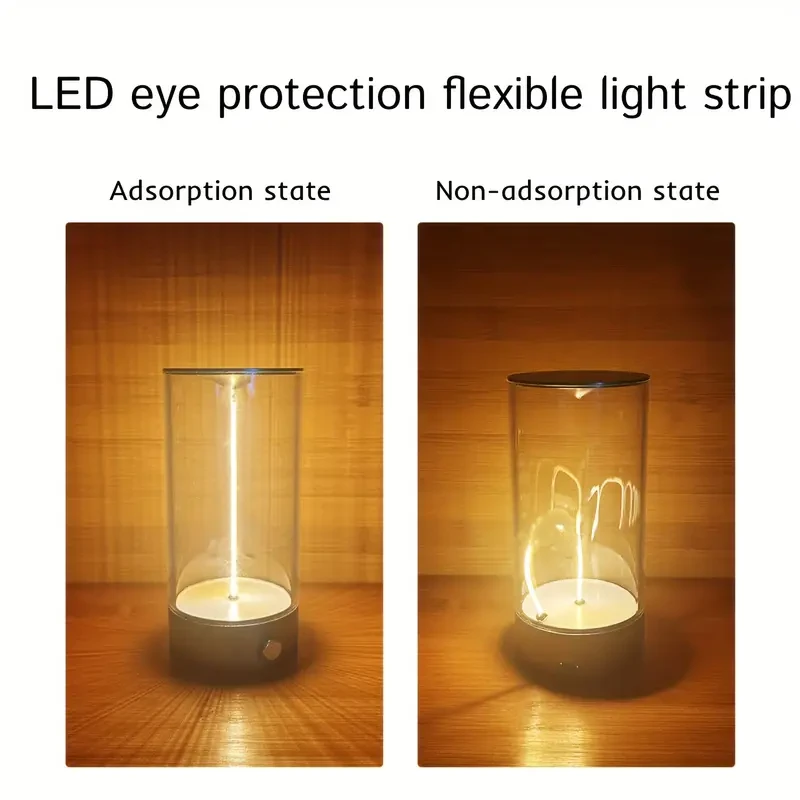 Nueva lámpara magnética: iluminación LED ajustable con tres niveles de brillo