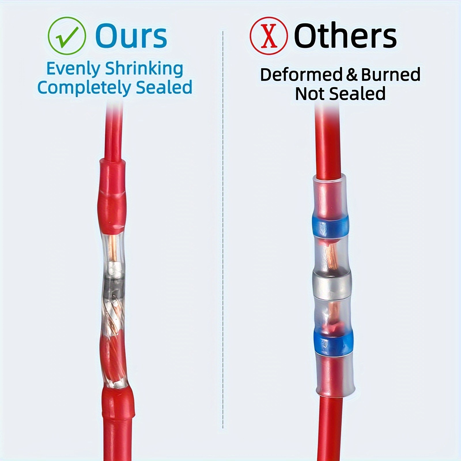 Kit de conectores de soldadura termorretráctiles de 950 piezas