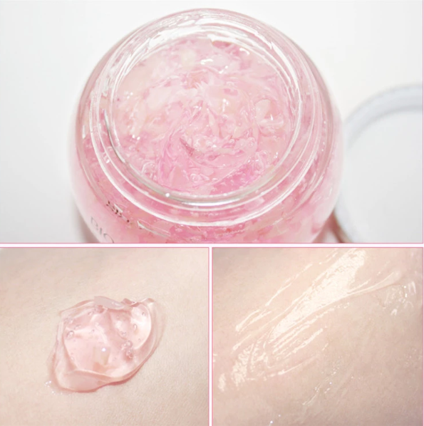 Mascarilla de pétalos de rosa para el cuidado de la piel y para dormir