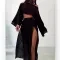 Traje informal de dos piezas de lino y algodón para vacaciones y ocio