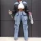 Vaqueros Hamonica con múltiples bolsillos y patchwork de moda casual