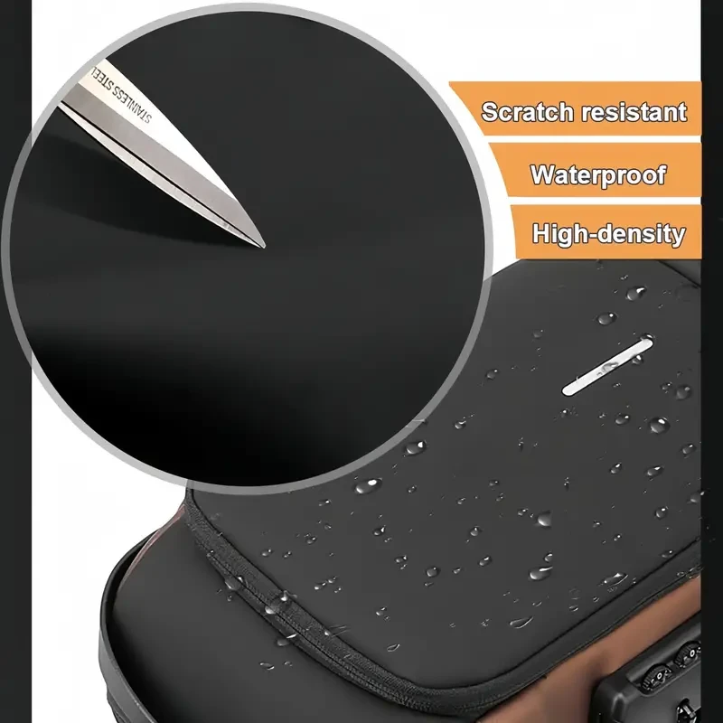 Bolso bandolera multifuncional con contraseña: bandolera resistente al desgaste para viajes y desplazamientos.