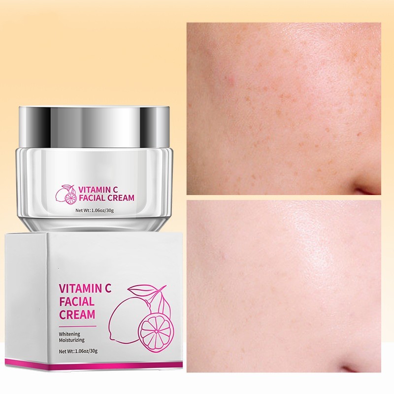 Crema facial con vitamina C, productos para el cuidado de la piel