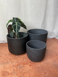 La olla de cubierta oxidada