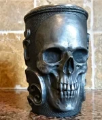 Taza de calavera de nigromante, taza artesanal estilo zombi