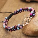 Para la nieta - Pulsera de cuentas "Siempre estás en la mía"