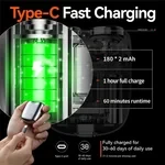 Nueva afeitadora de bolsillo mejorada, mini afeitadoras USB