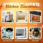 Bandeja de silicona reutilizable para freidora de aire