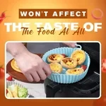 Bandeja de silicona reutilizable para freidora de aire